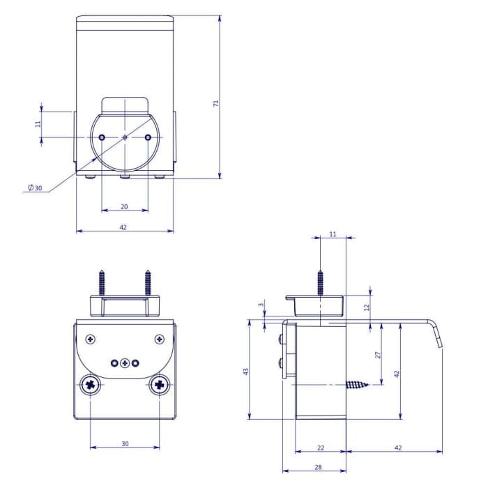 RV Labs Latch Lock / Möbelgriff Für Türen und Schubladen im Camper