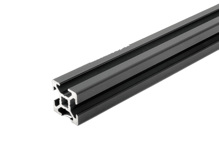 Aluminiumprofil schwarz