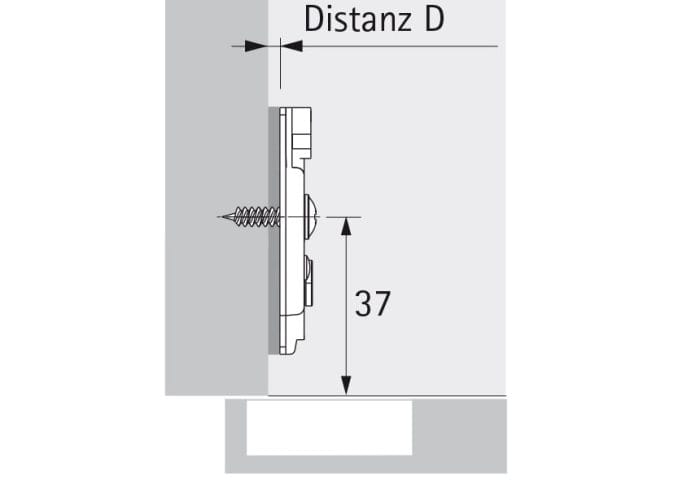 Hettich Montageplatte