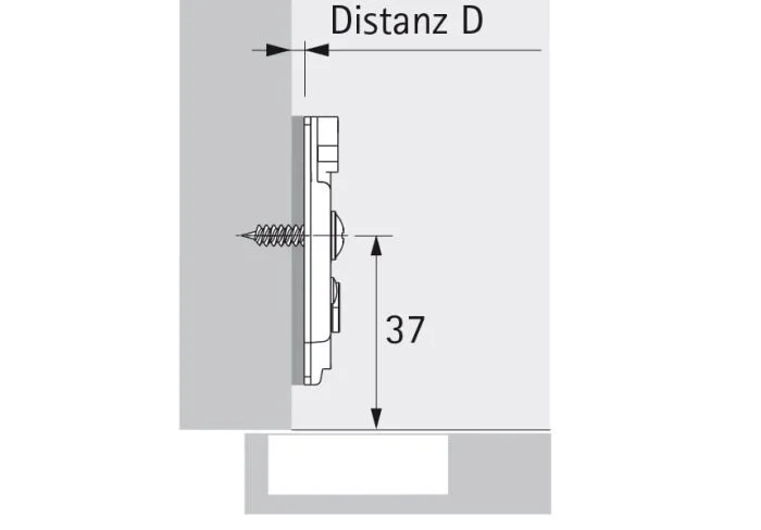 Hettich Montageplatte