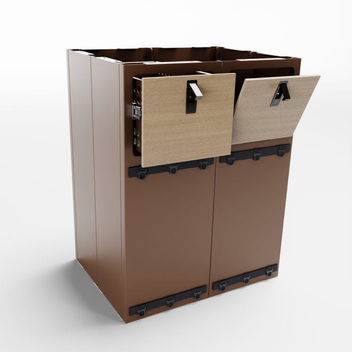 Moon Kitchen 65 cm in der Farbe Dark Nut