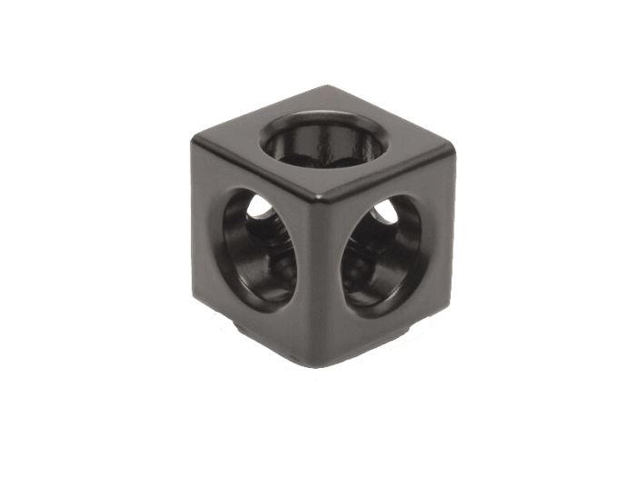 3D Würfelverbinder schwarz
